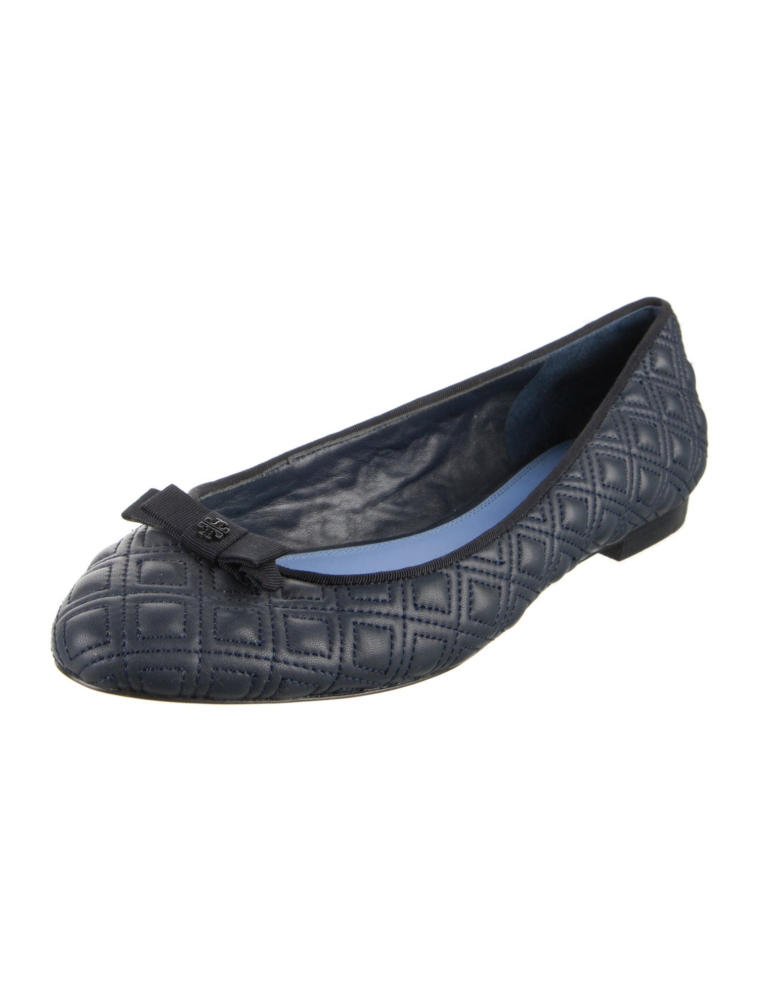 Tory Burch Leather Patterned Ballet Flats