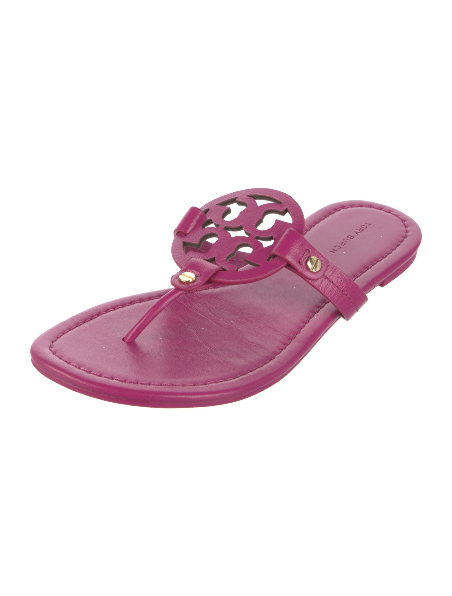 Tory Burch Leather Slides