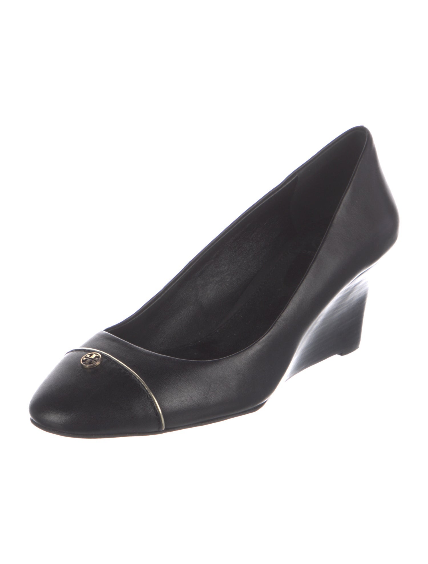 Tory Burch Leather Crystal Embellishments Flats