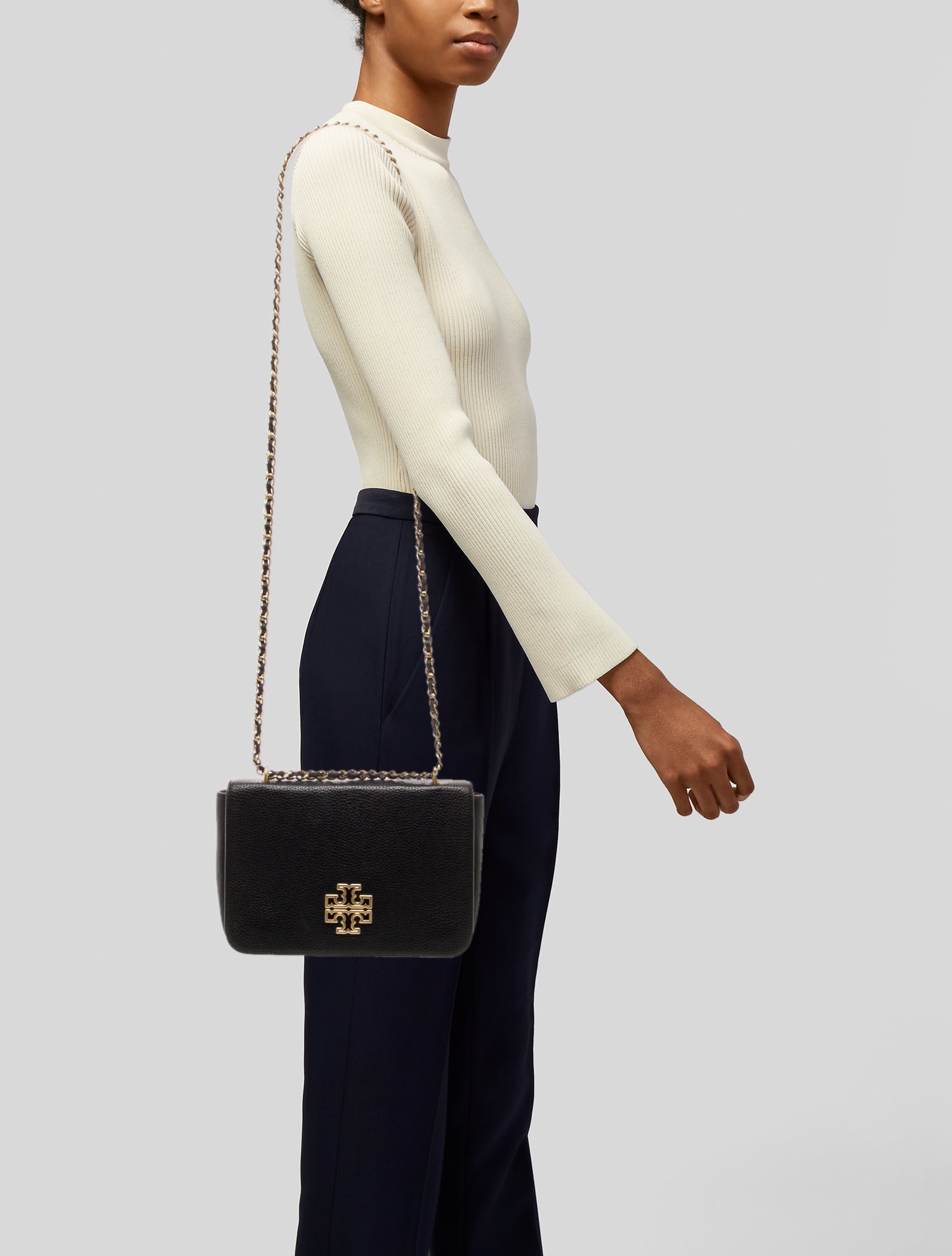 Tory Burch Leather Top Handle Bag