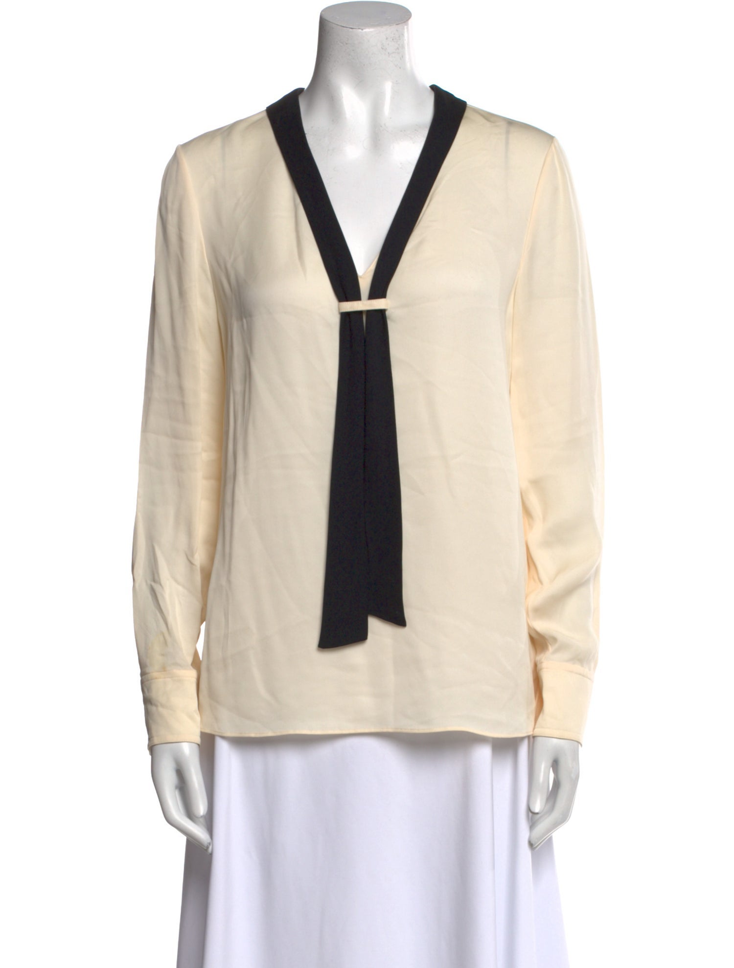 Tory Burch Silk V-Neck Blouse