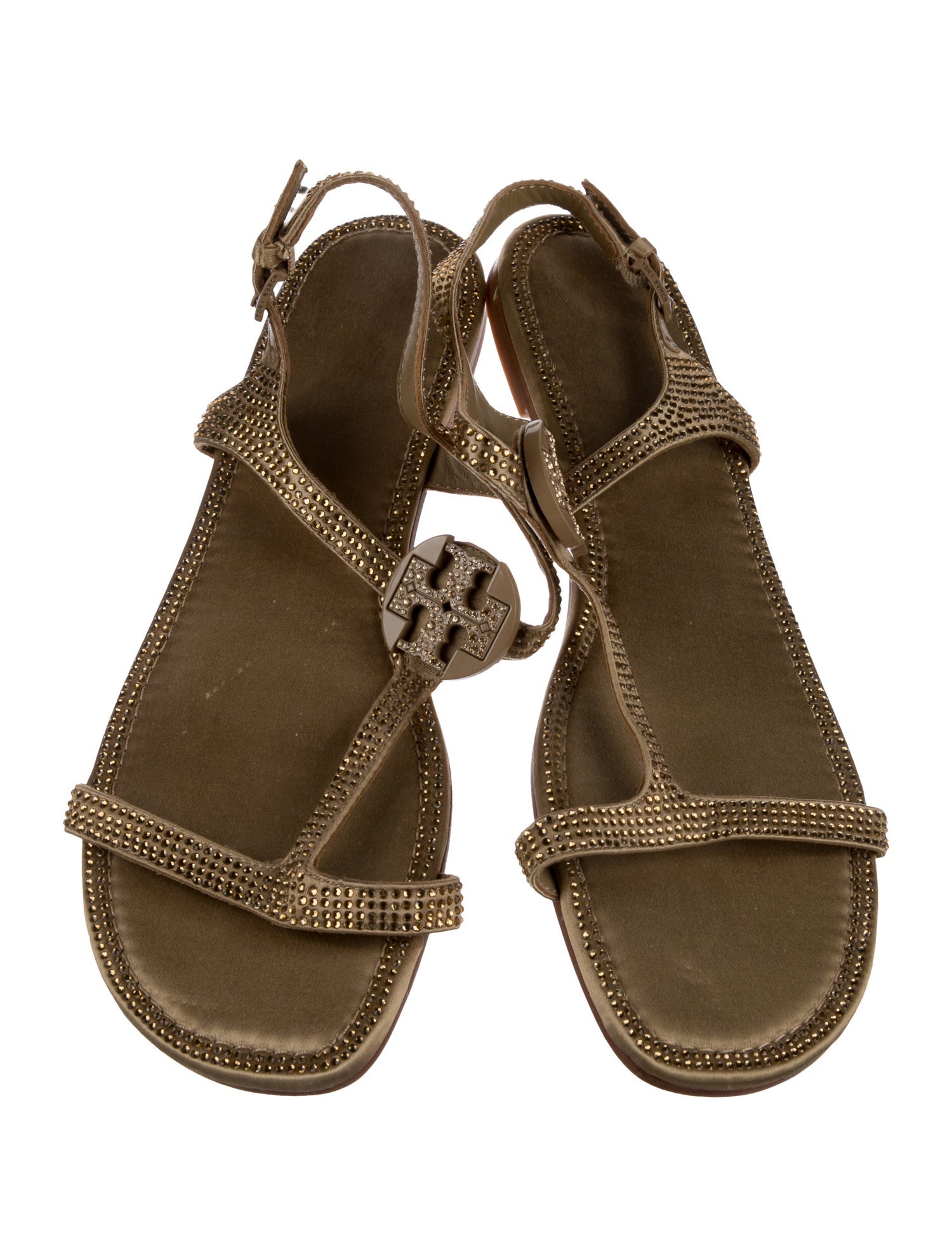 Tory Burch Leather T-Strap Sandals
