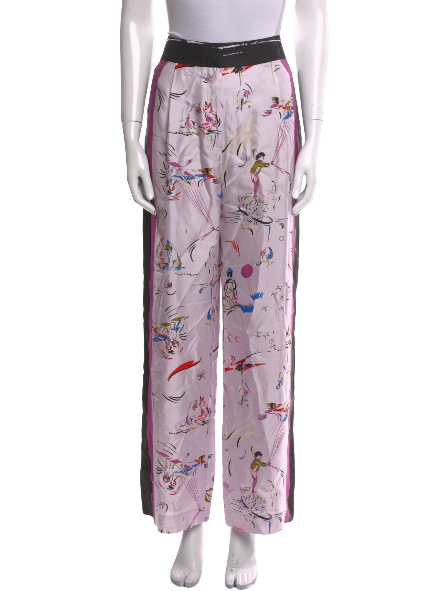 Tory Burch Silk Wide Leg Pants w/ Tags