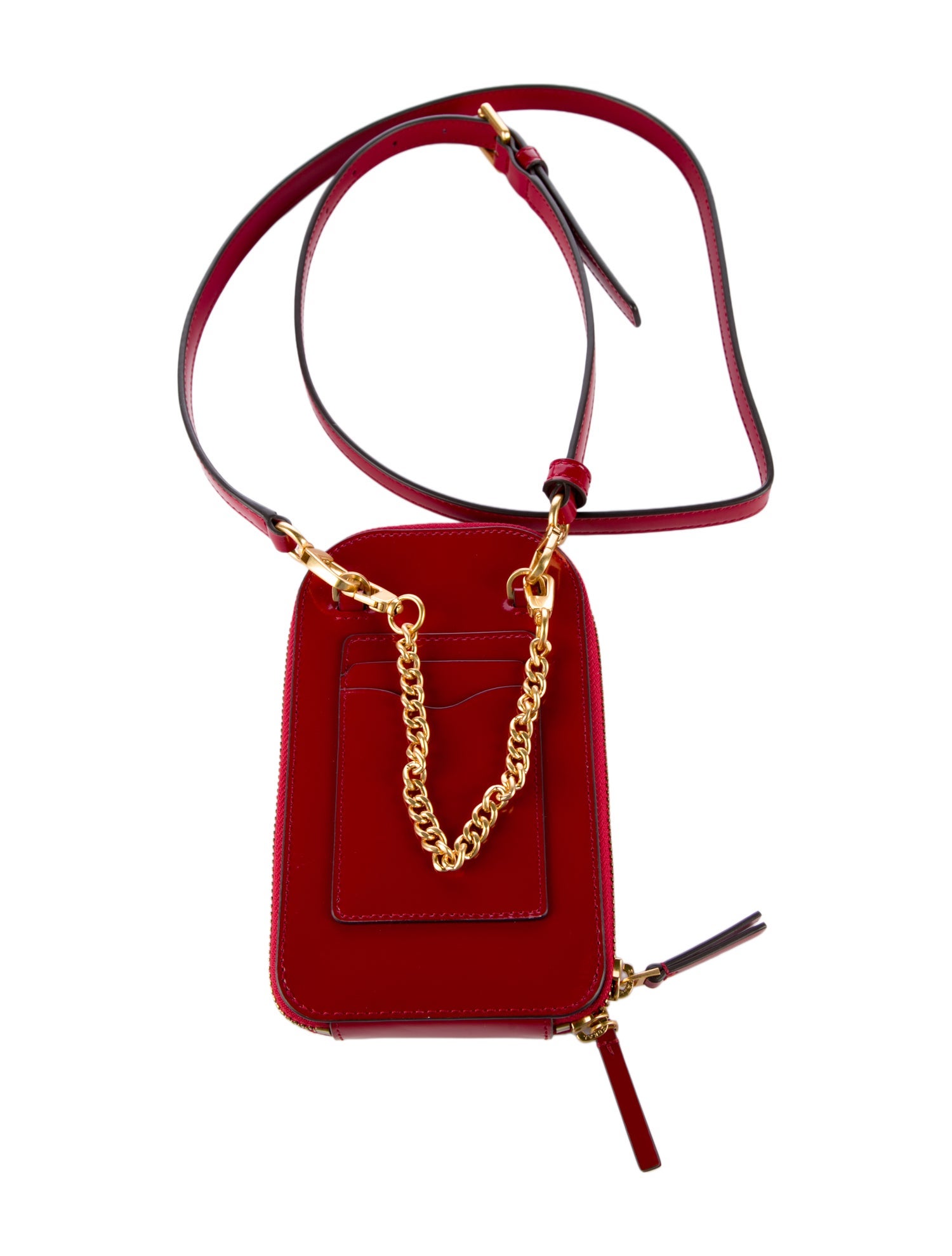 Tory Burch patent leather traveling bag