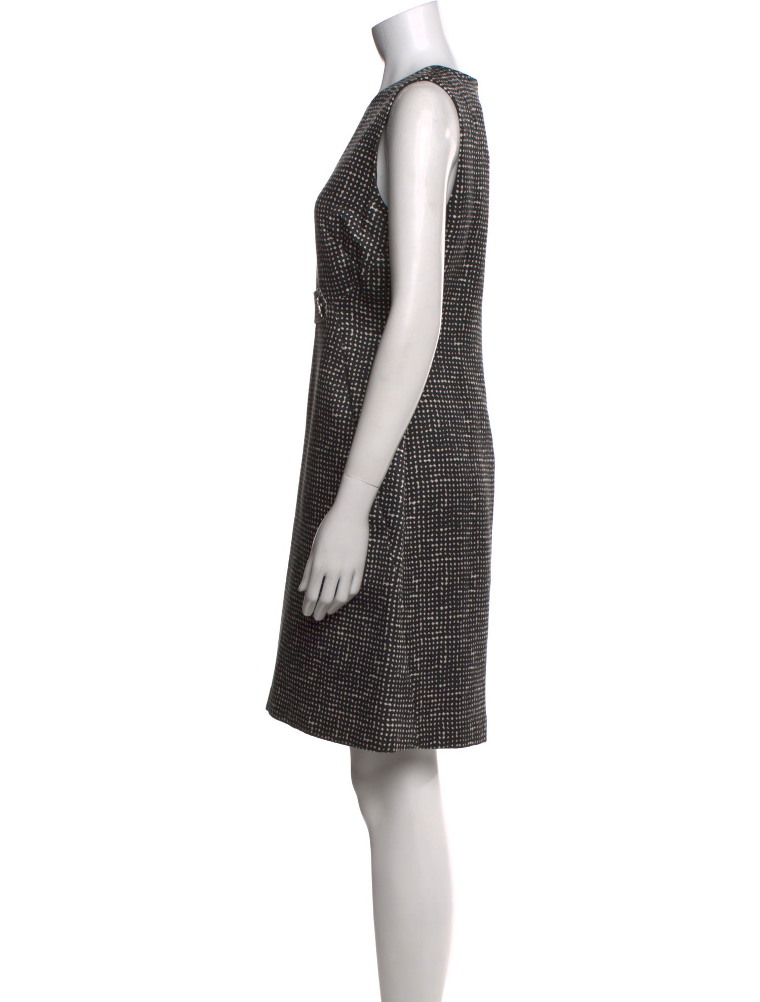 Tory Burch Houndstooth Print Knee-Length Dress