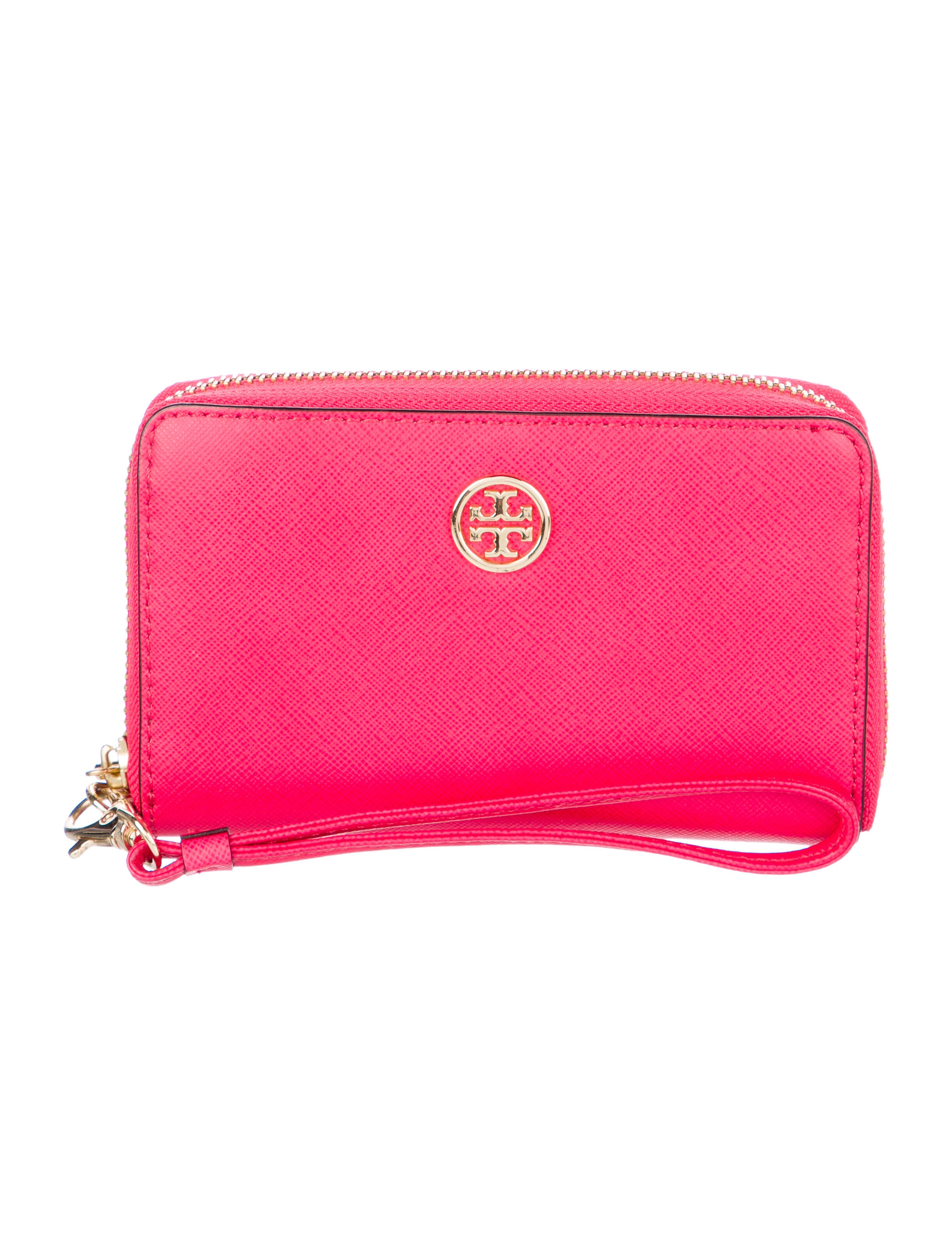 Tory Burch Leather Wristlet