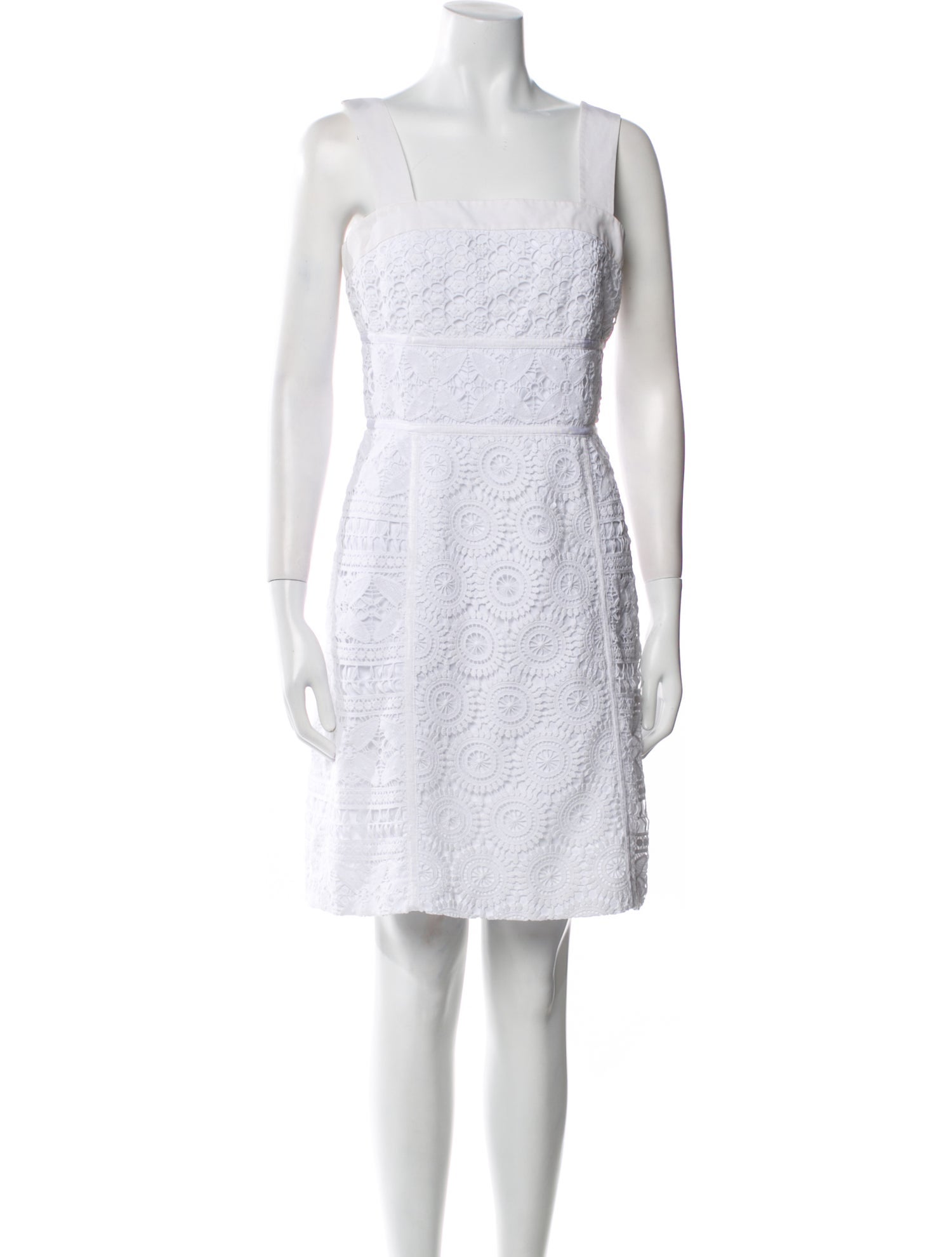 Tory Burch Square Neckline Mini Dress