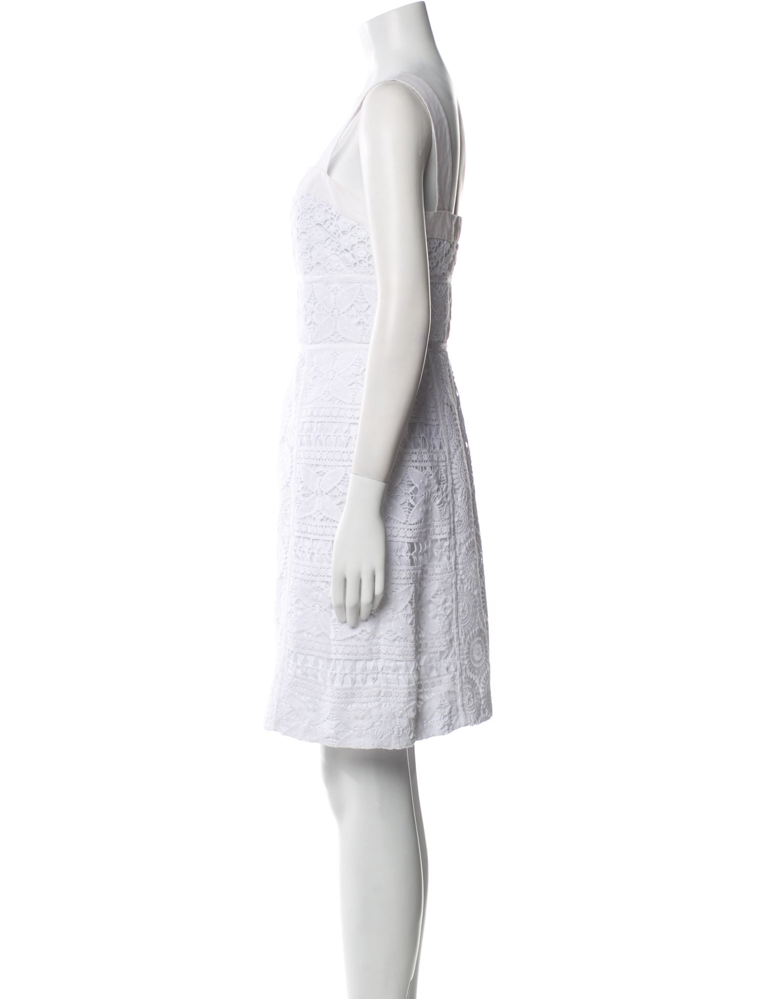 Tory Burch Square Neckline Mini Dress