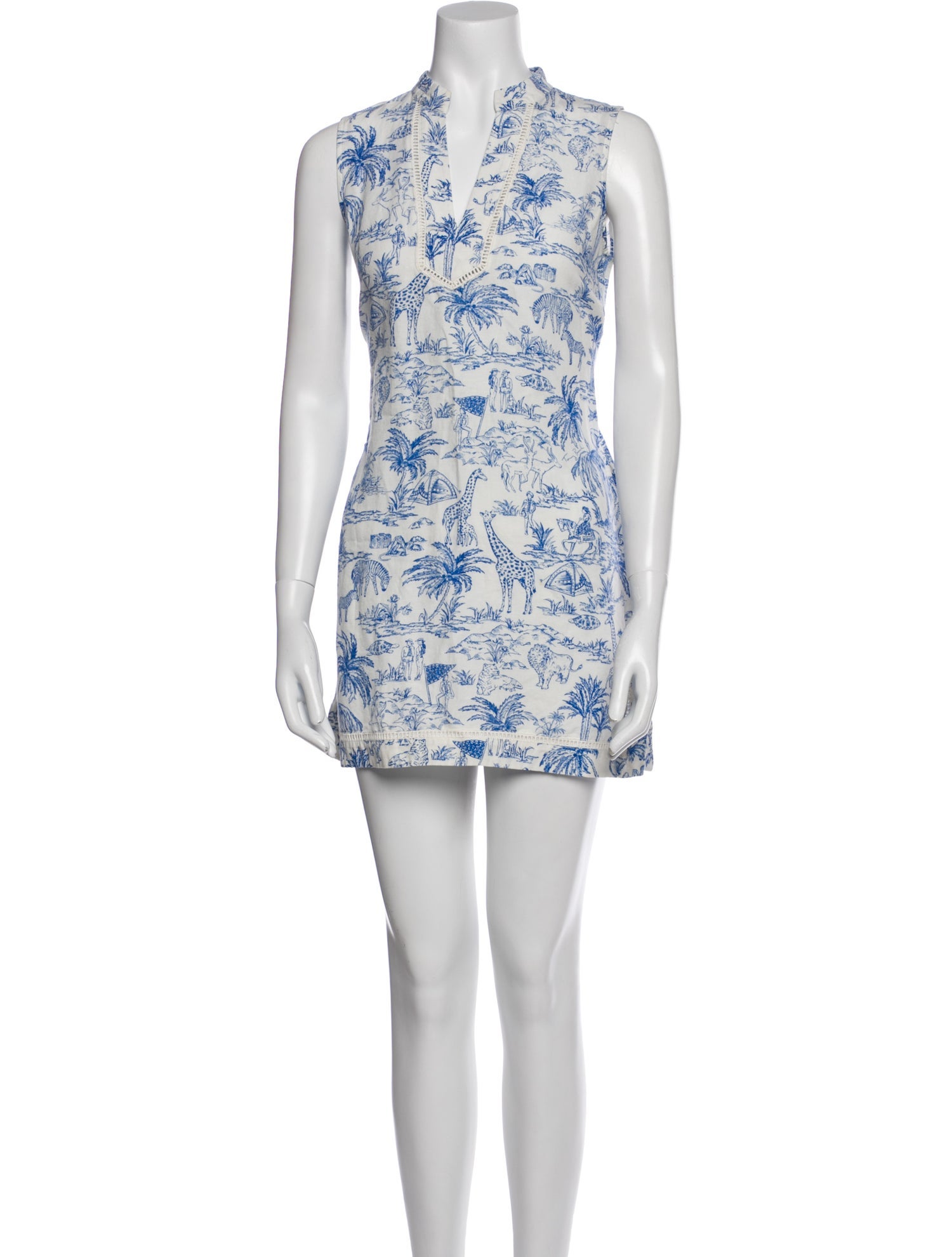 Tory Burch Linen Mini Dress