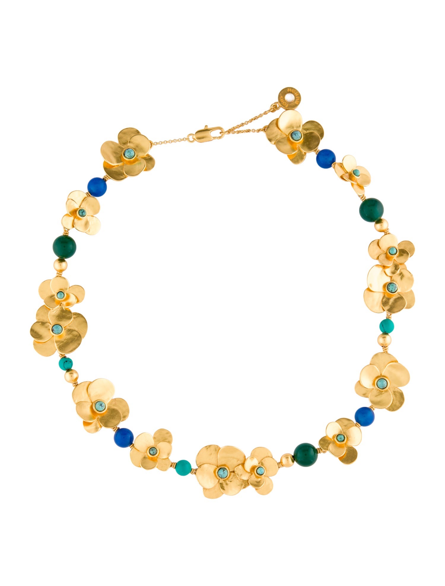 Tory Burch Stone Collar Necklace