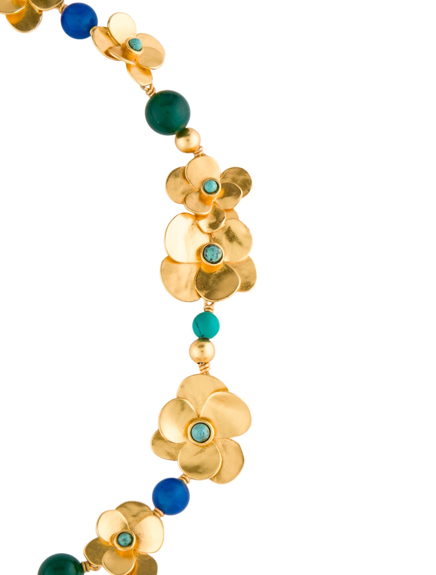 Tory Burch Stone Collar Necklace