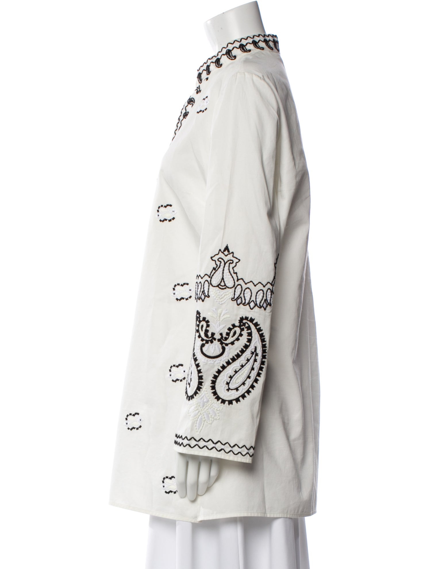 Tory Burch Printed V-Neck Tunic