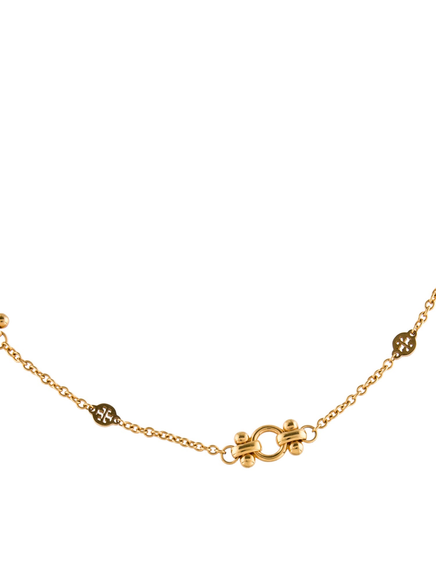Tory Burch Station Chain Necklace