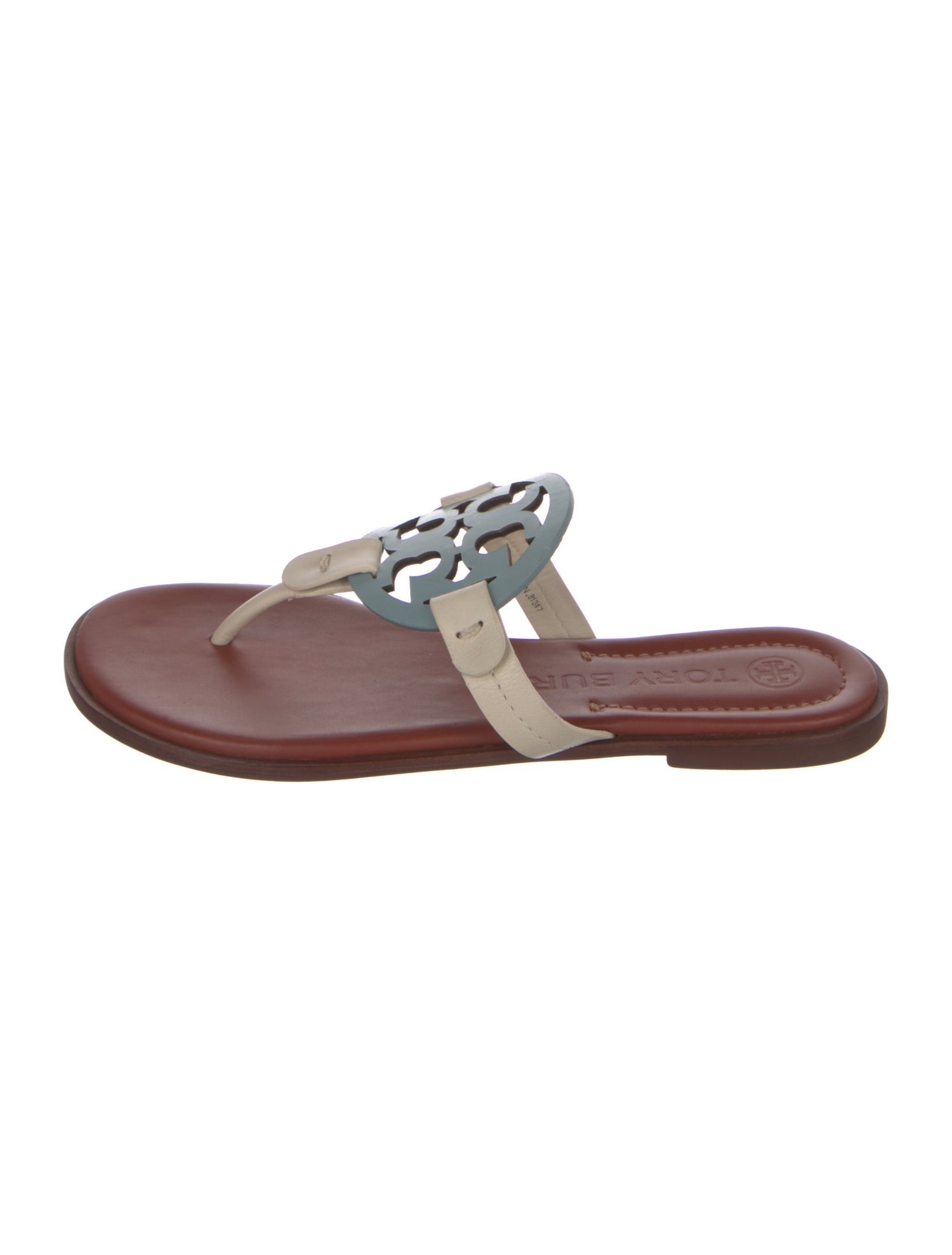 Tory Burch Leather Slides
