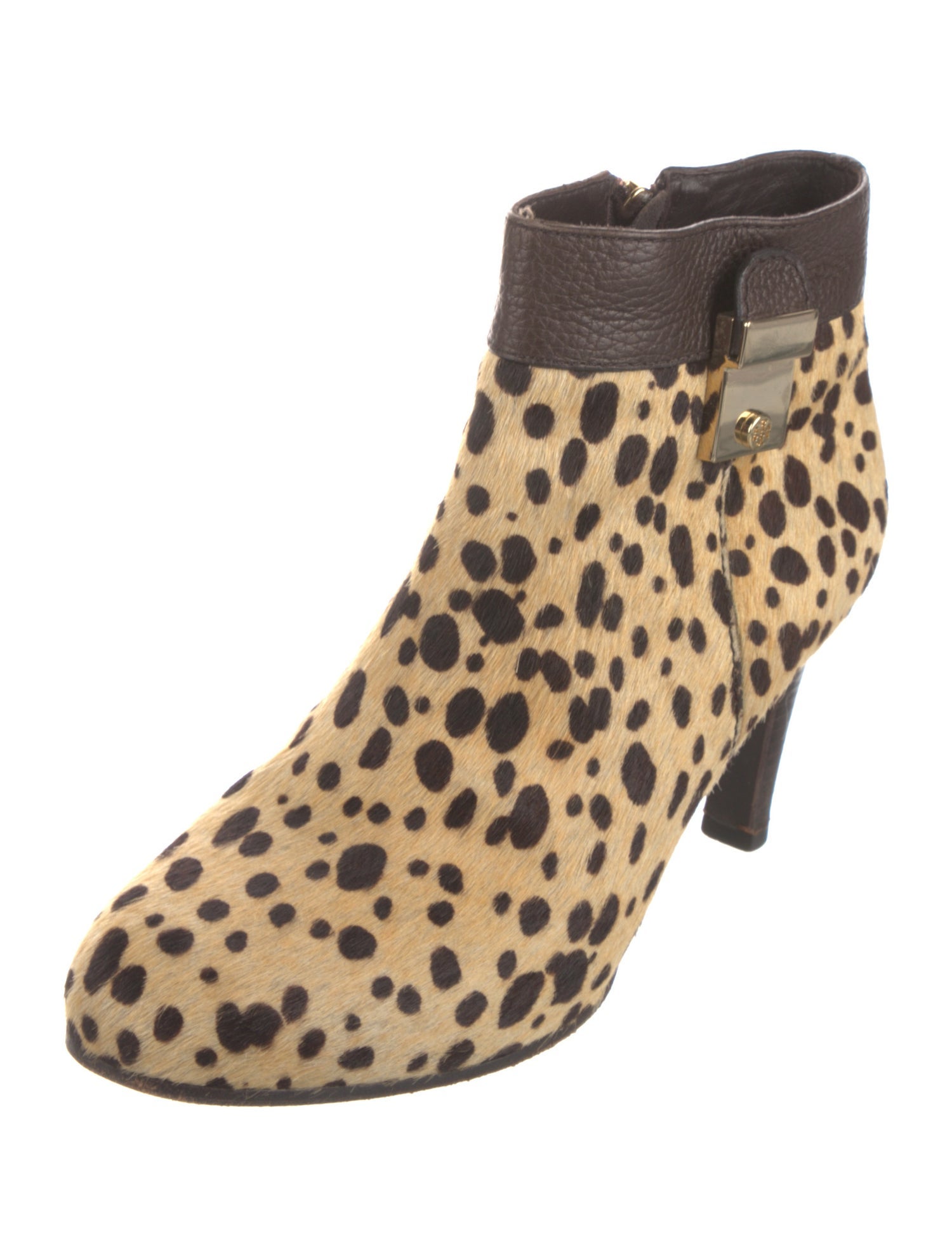 Tory Burch Ponyhair Animal Print Boots