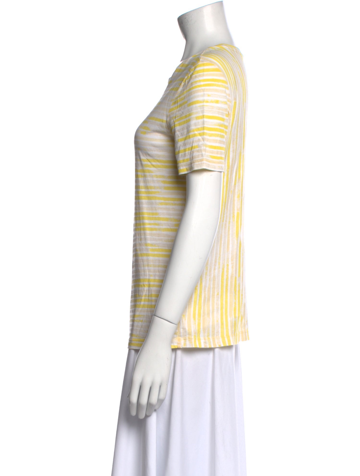 Tory Burch Striped Crew Neck T-Shirt