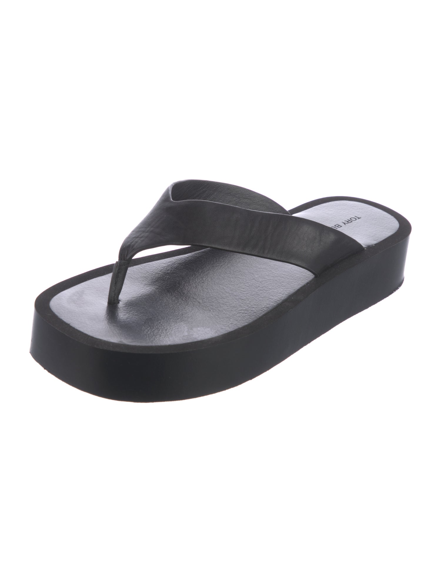 Tory Burch Leather Flip Flops