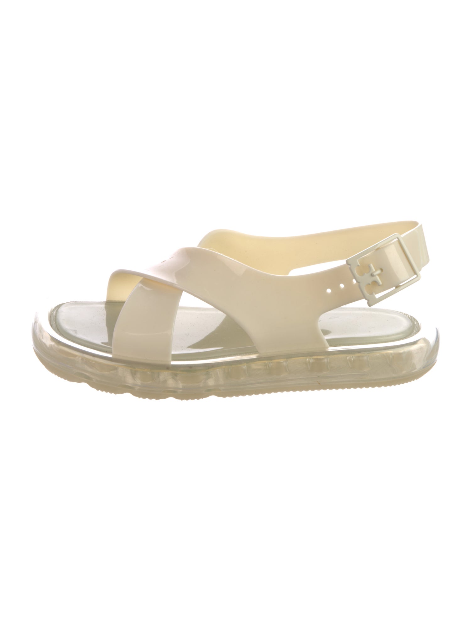 Tory Burch Rubber Slingback Sandals