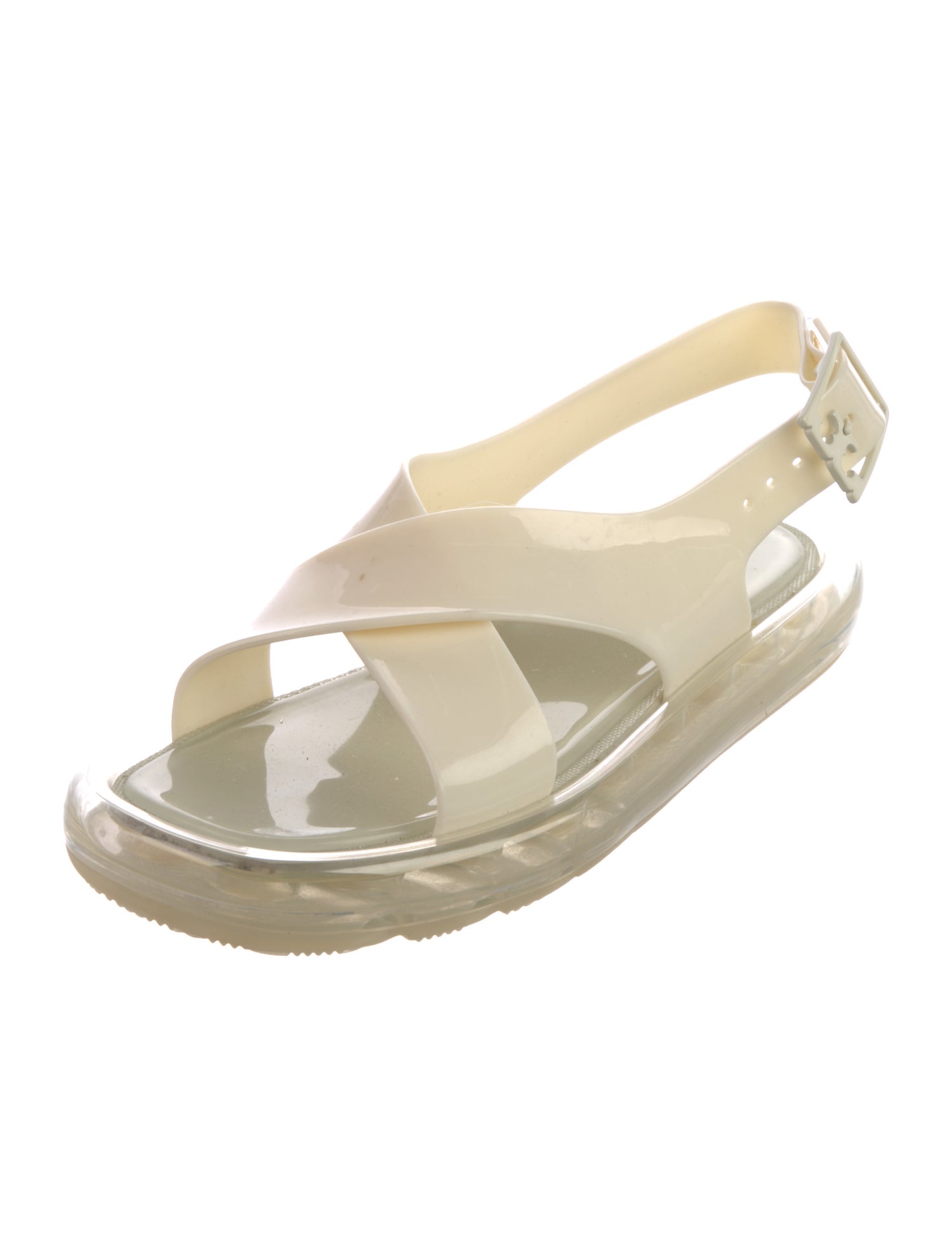 Tory Burch Rubber Slingback Sandals