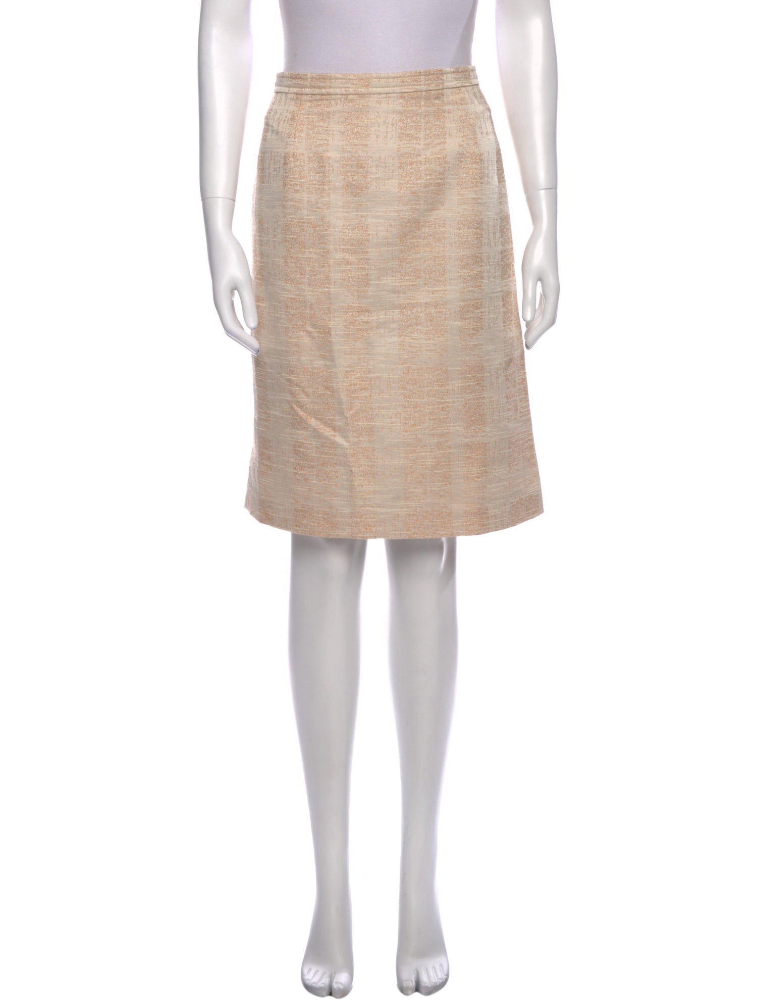 Tory Burch Tweed Pattern Knee-Length Skirt