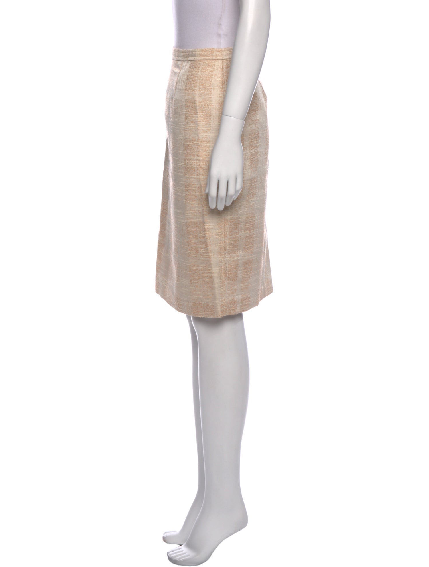 Tory Burch Tweed Pattern Knee-Length Skirt