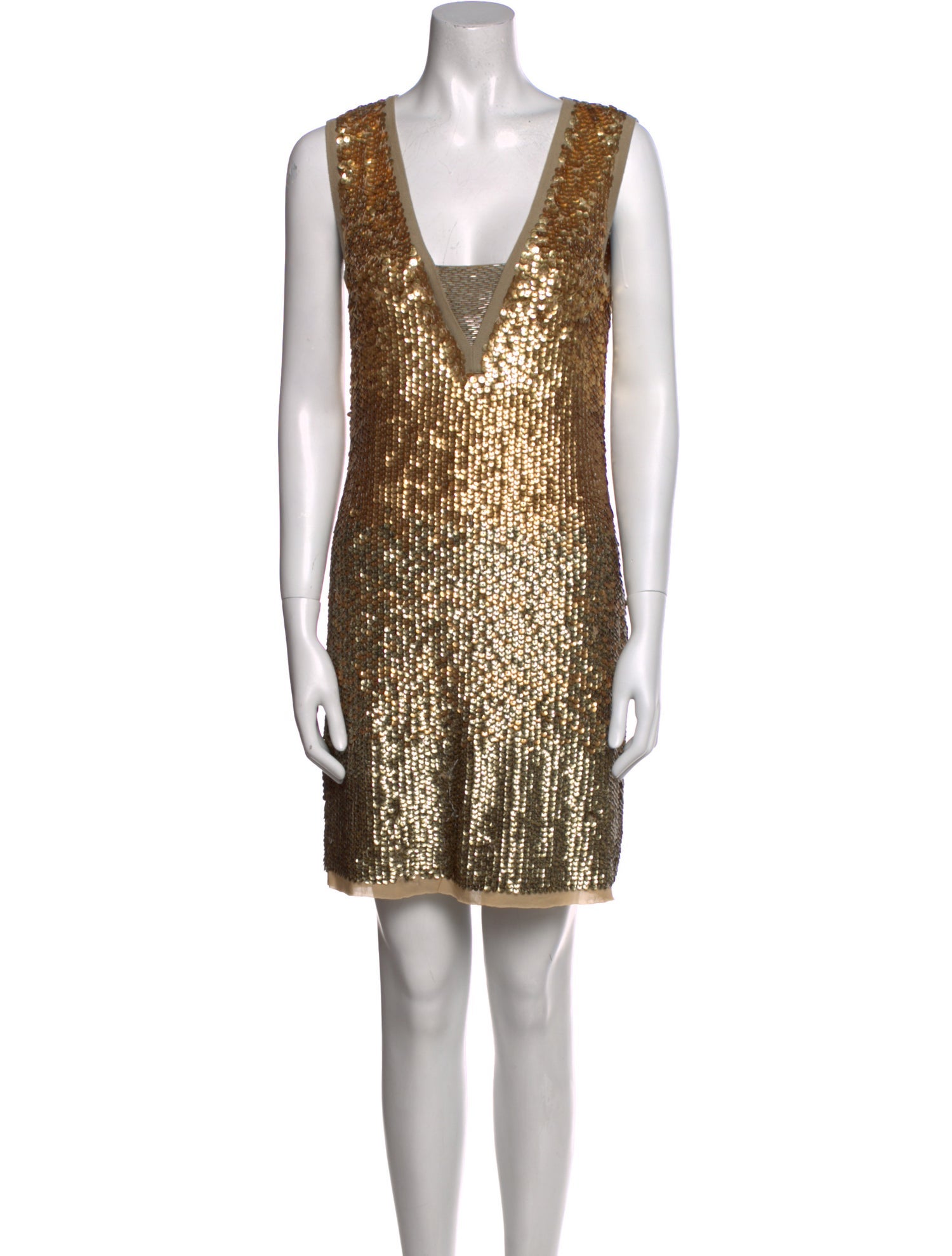 Tory Burch V-Neck Mini Dress