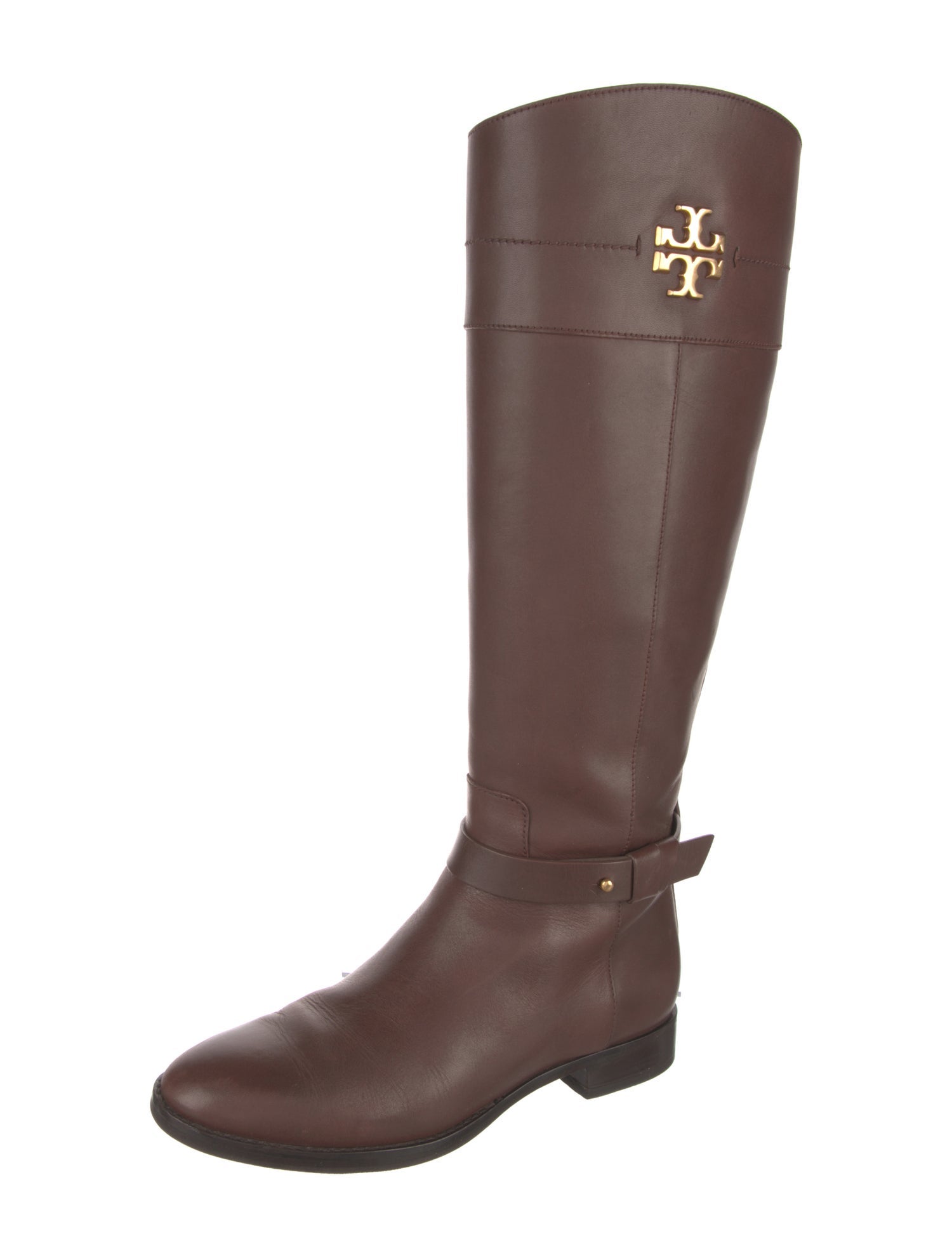 Tory Burch Leather Riding Boots