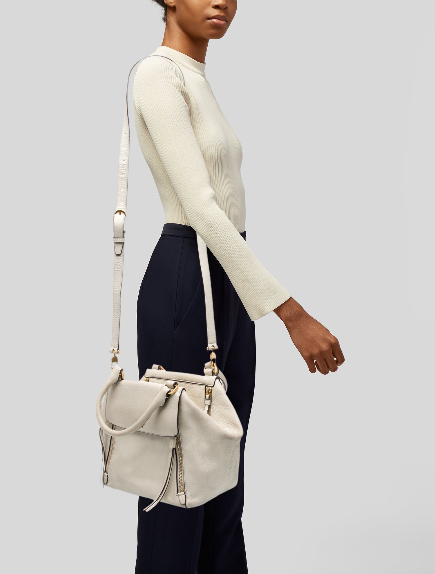 Tory Burch Leather Top Handle Bag