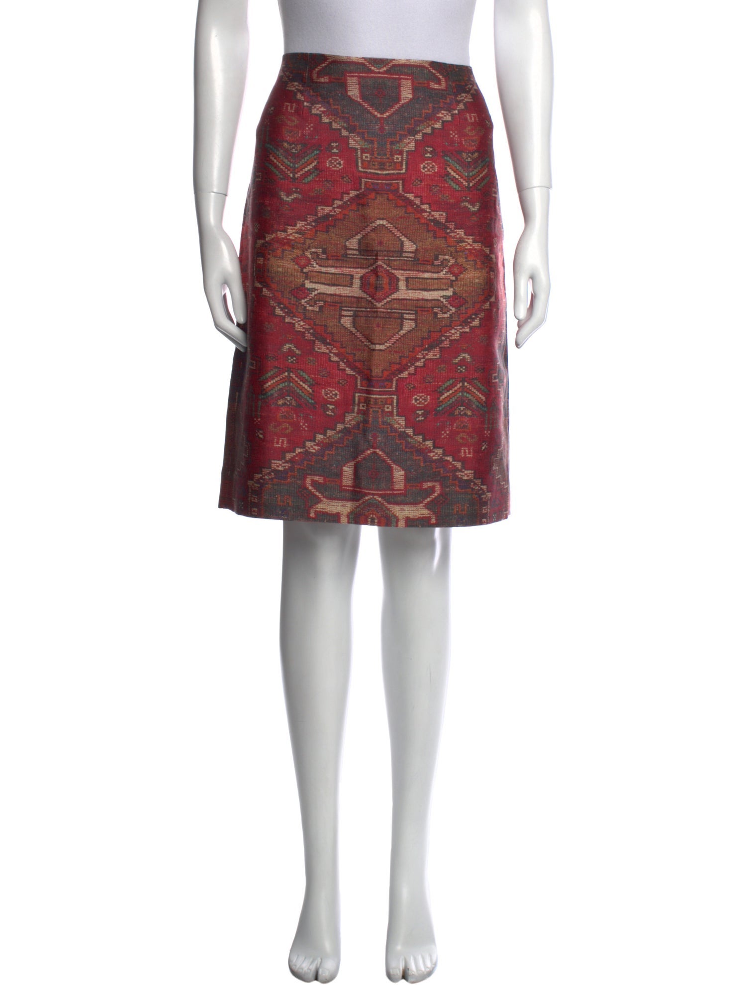 Tory Burch Printed Knee-Length Skirt
