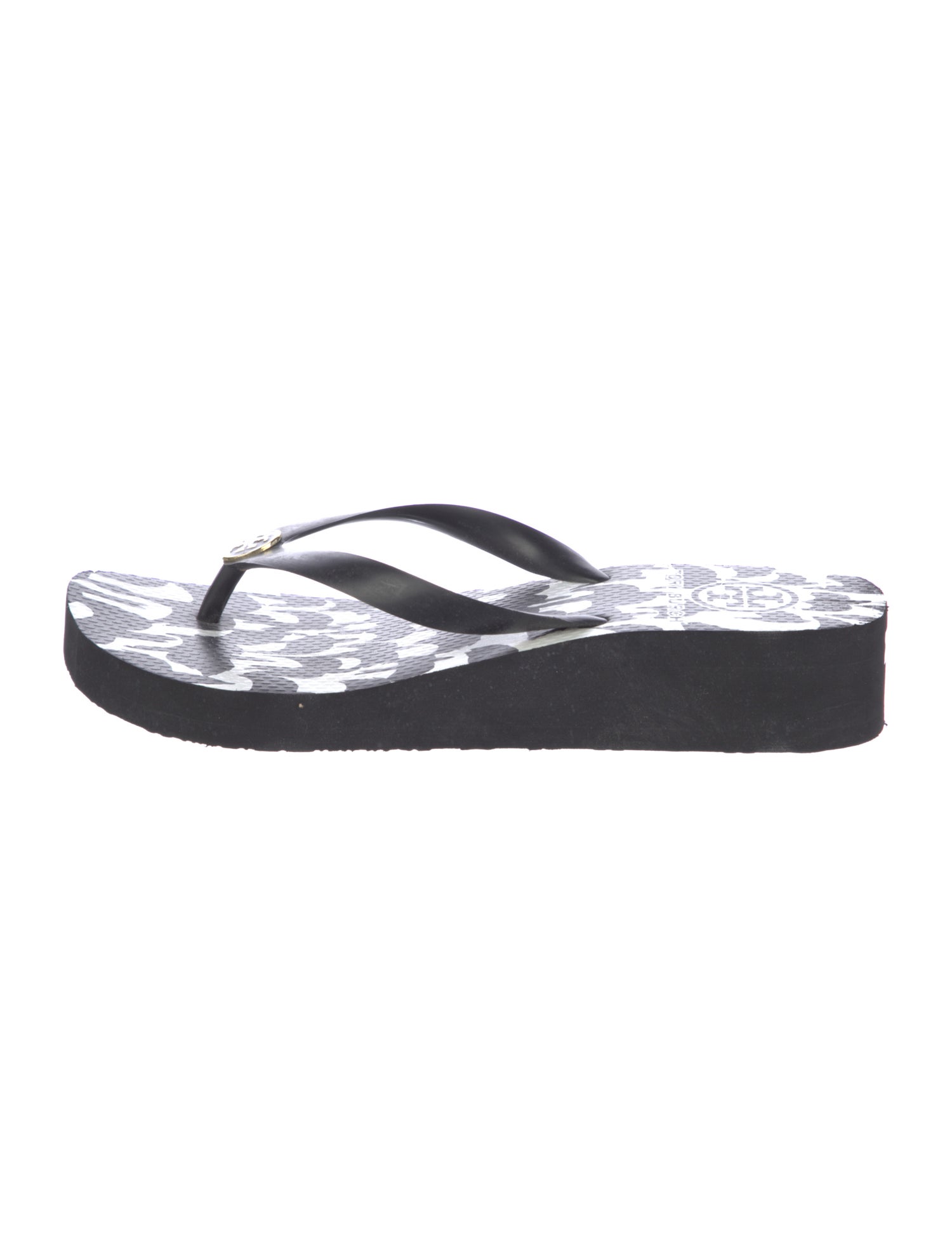 Tory Burch Rubber Printed Flip Flops
