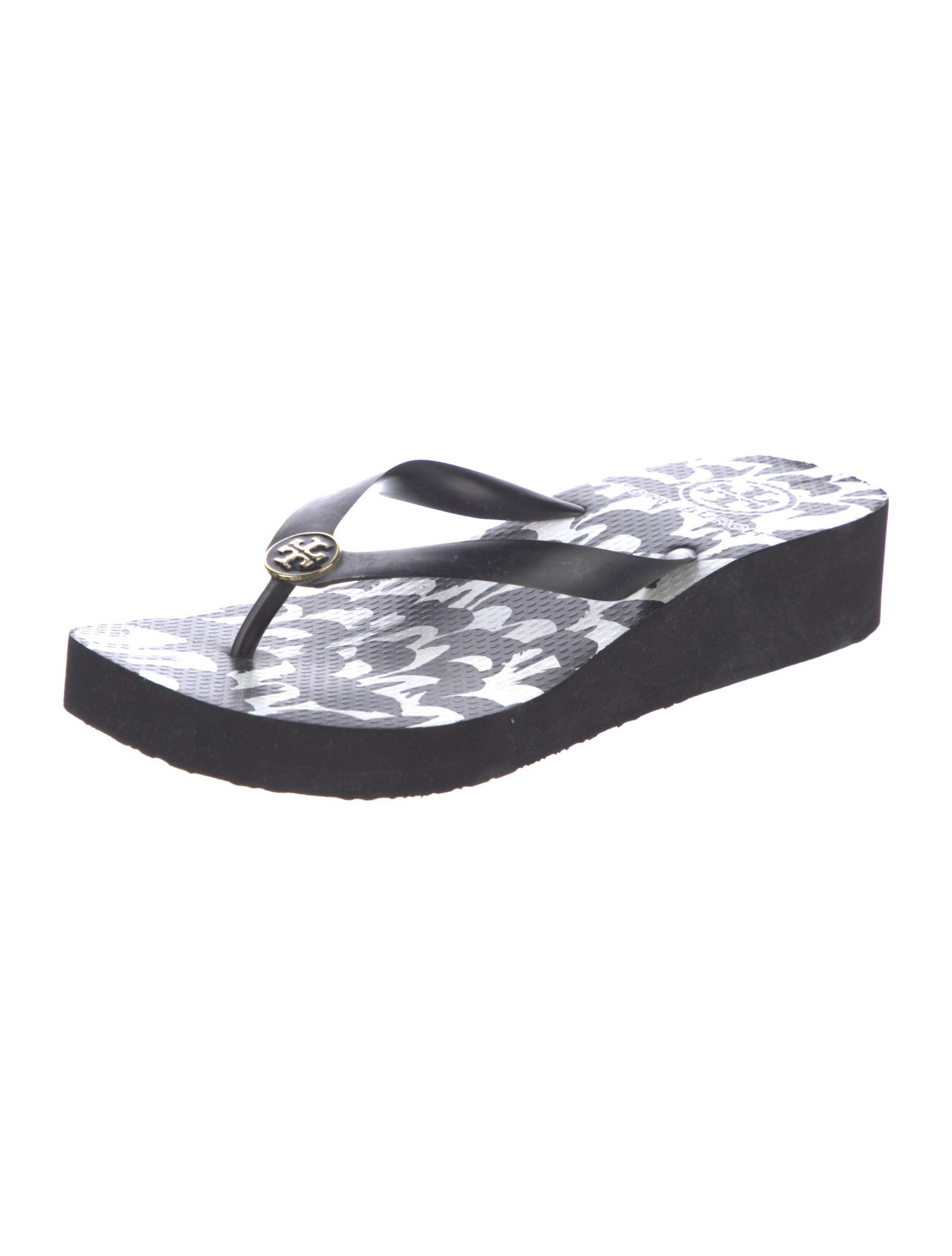Tory Burch Rubber Printed Flip Flops