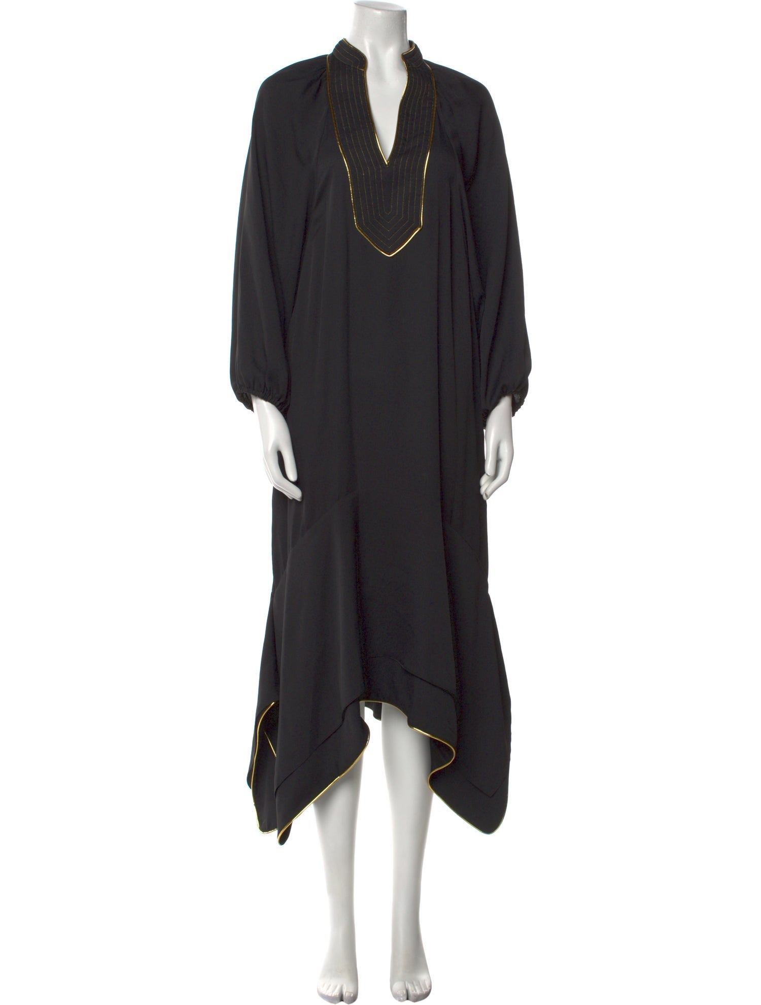 Tory Burch V-Neck Long Dress