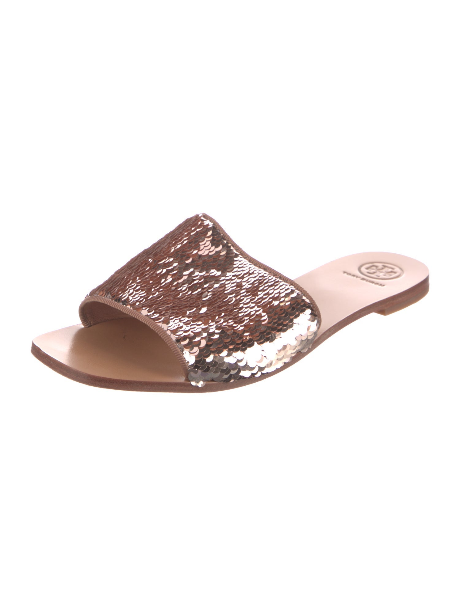 Tory Burch Sequins Sequin Embellishments Slides