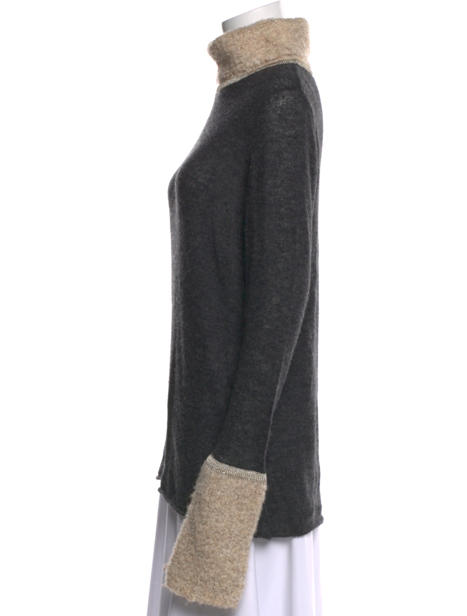 Tory Burch Nylon Turtleneck Sweater