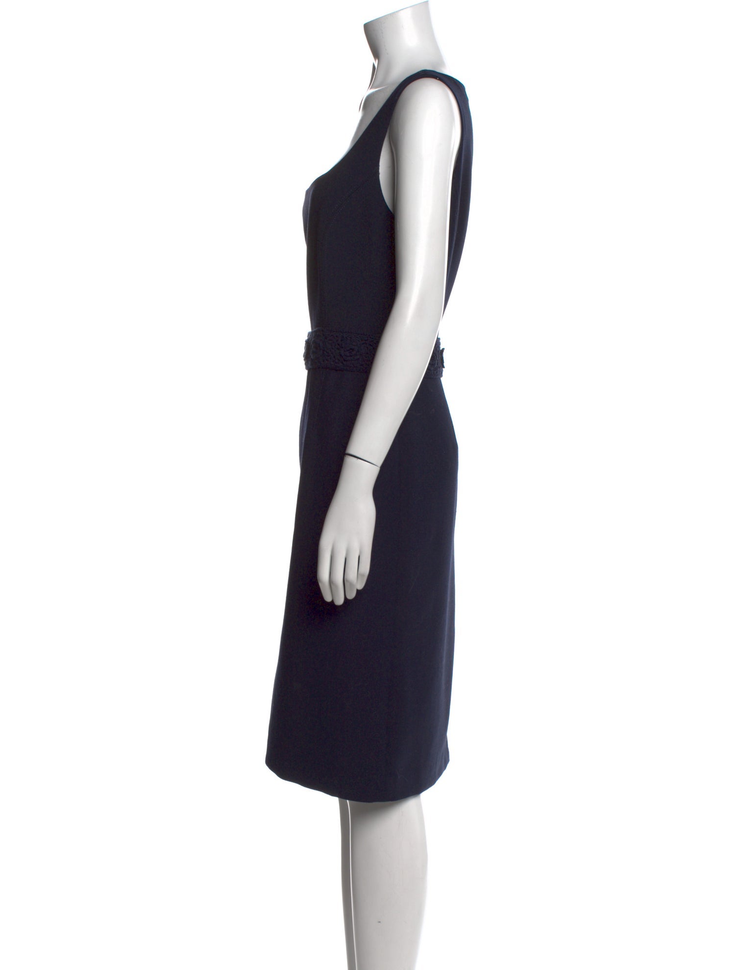 Tory Burch Square Neckline Knee-Length Dress