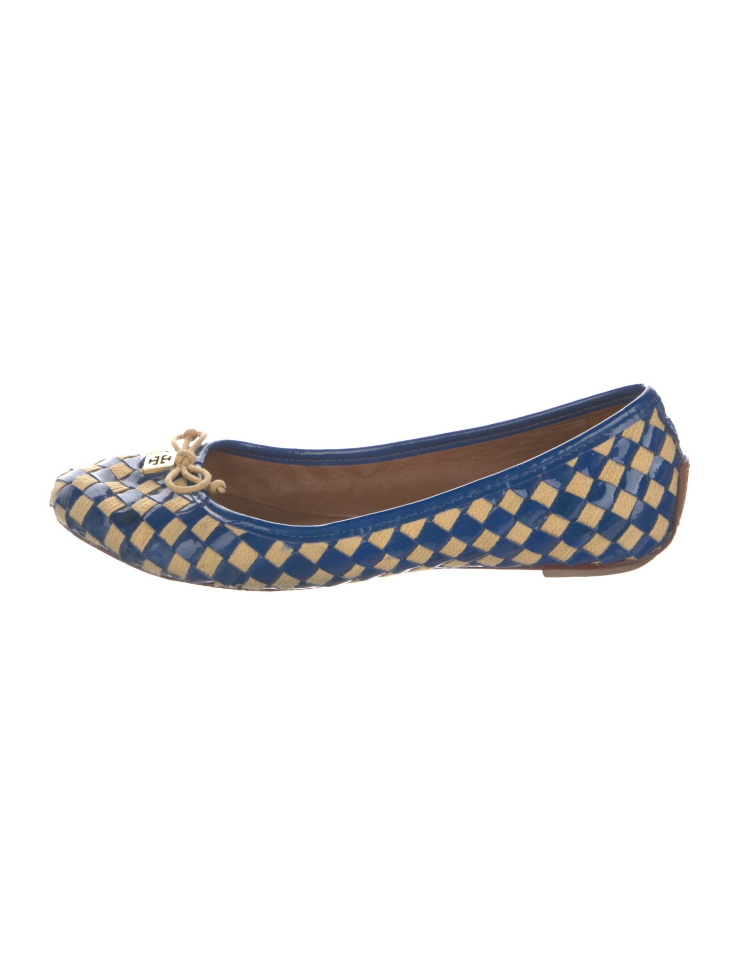 Tory Burch Patent Leather Patterned Flats
