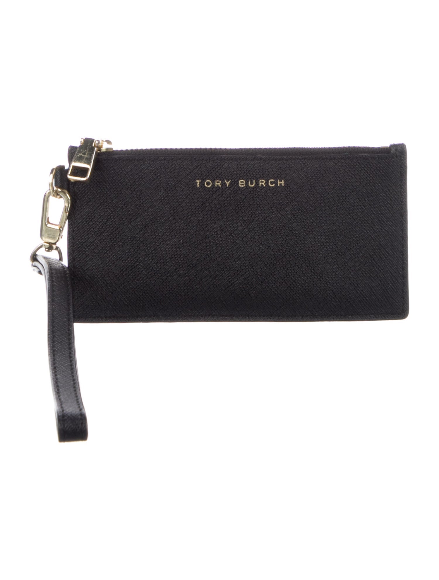 Tory Burch Leather Graphic Print Wristlet