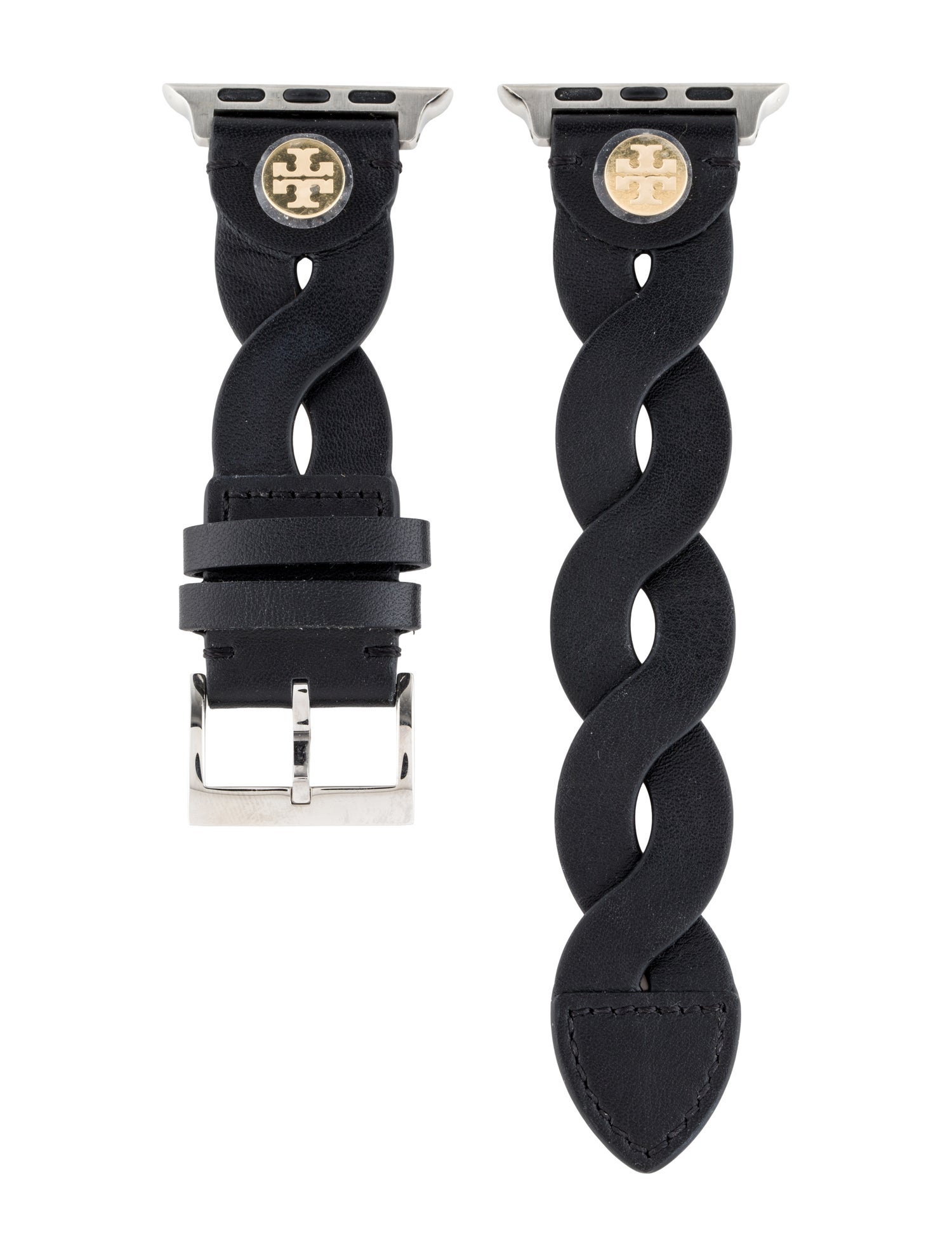 Tory Burch Braided Leather Strap For Apple Watch 38mm/40mm