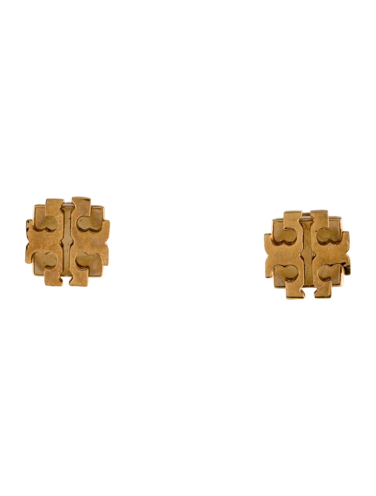 Tory Burch Logo Stud Earrings