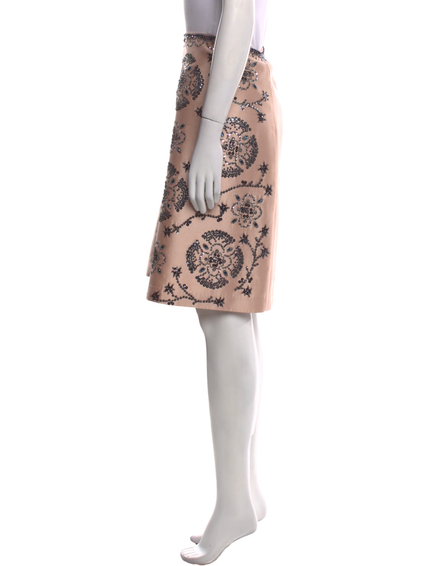 Tory Burch Silk Knee-Length Skirt