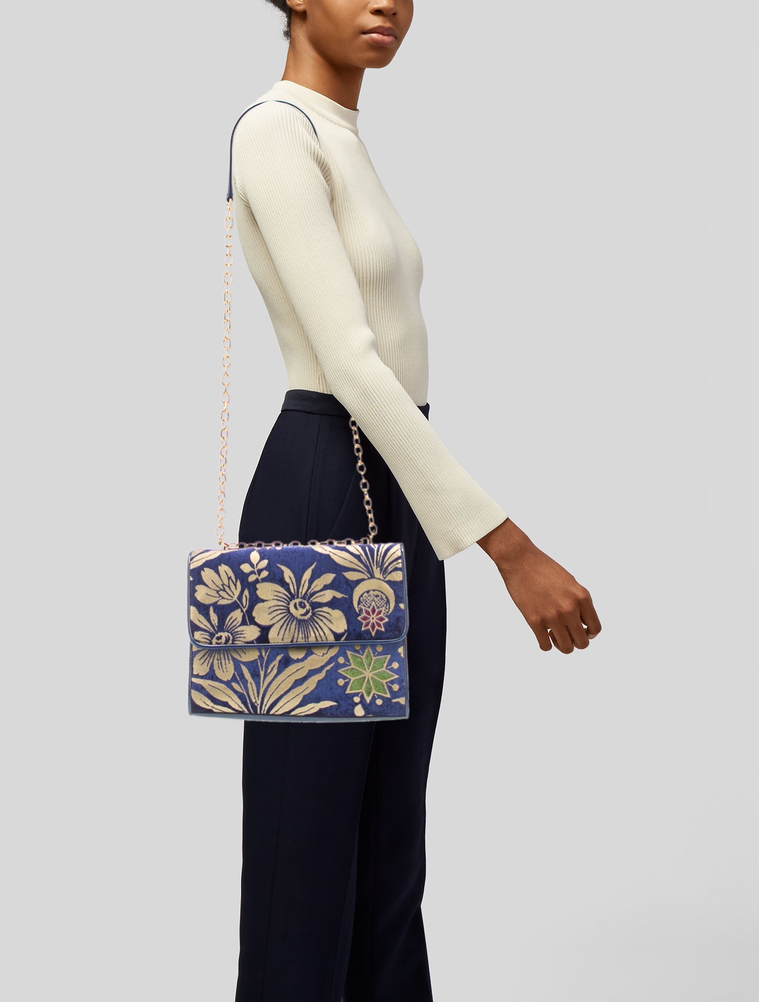 Tory Burch Velvet Crossbody Bag