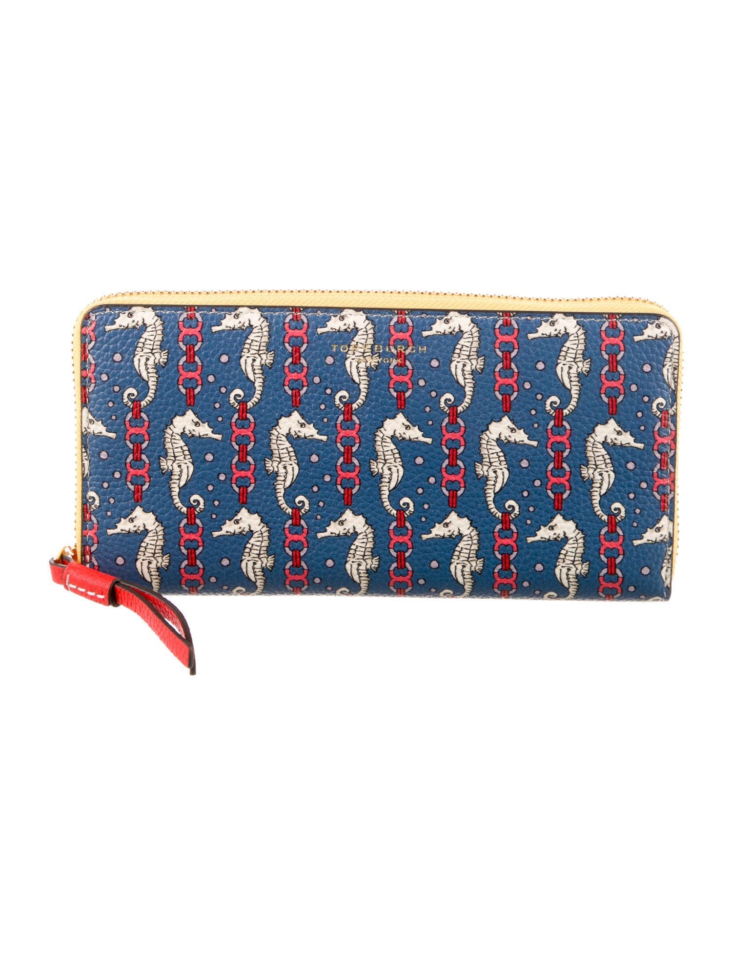 Tory Burch Leather Printed Wristlet