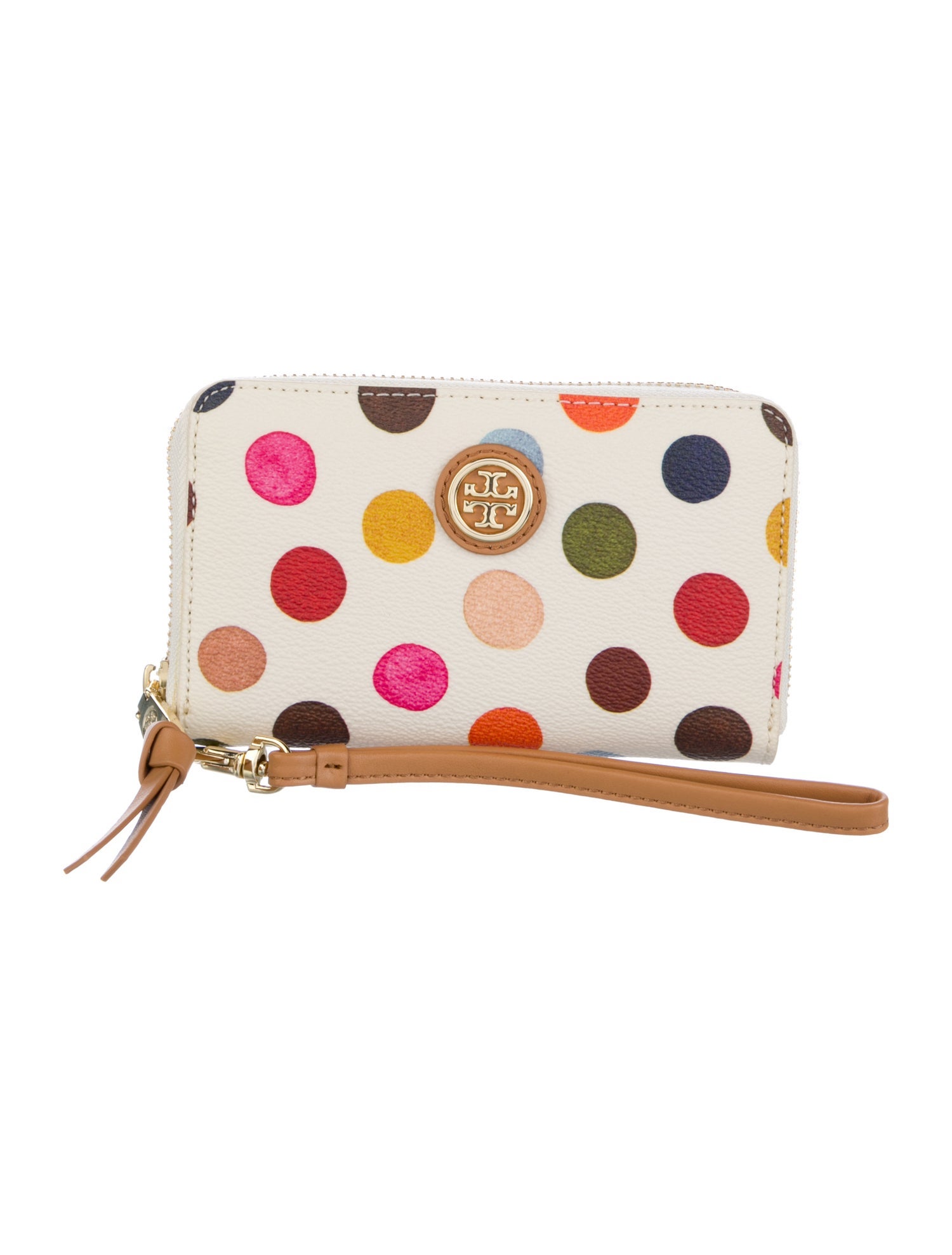 Tory Burch Polka Dot Print Wristlet