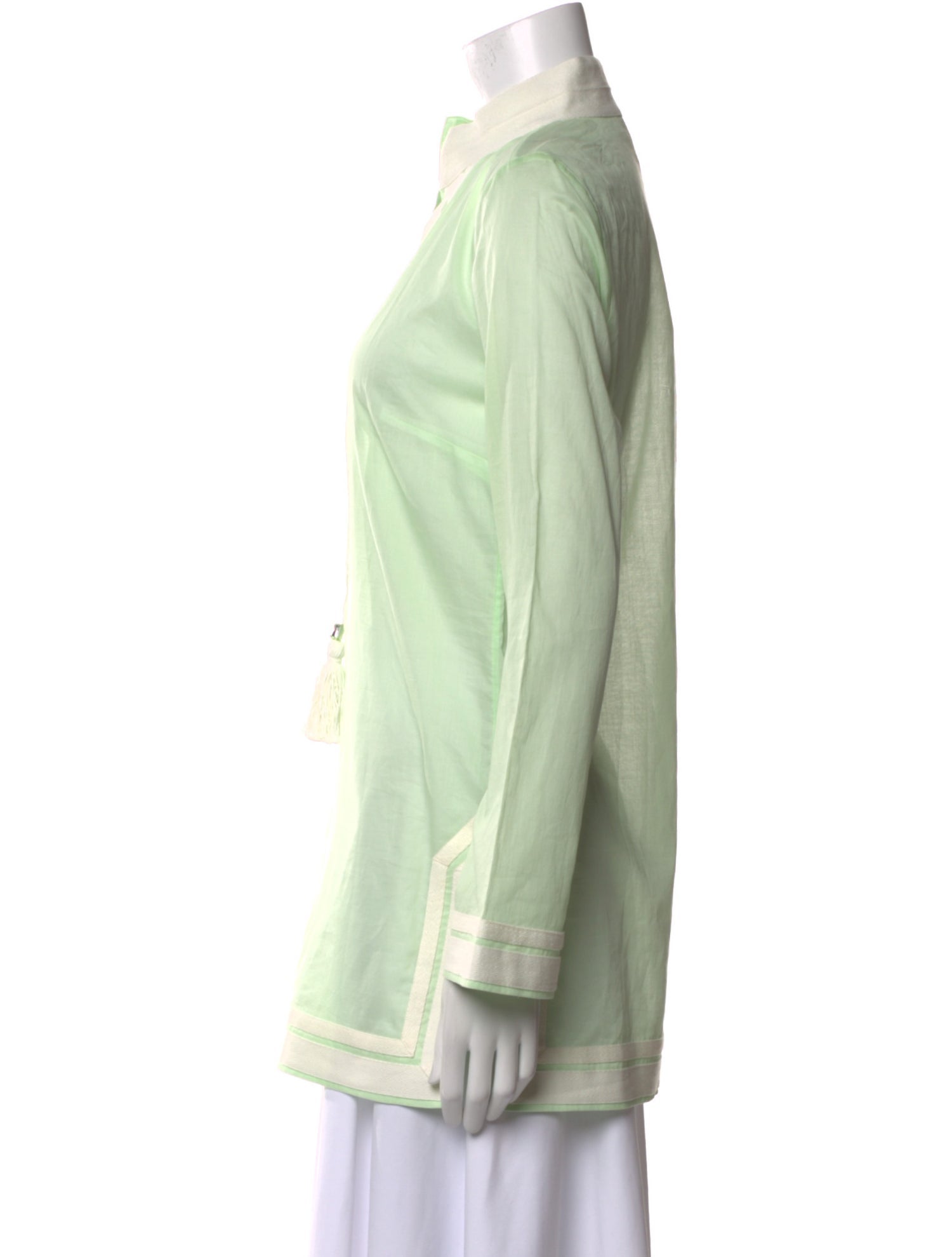 Tory Burch V-Neck Long Sleeve Tunic