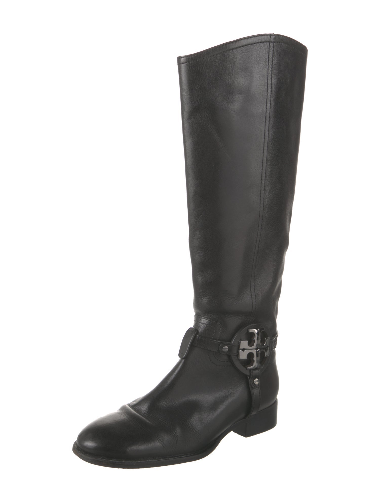 Tory Burch Leather Riding Boots