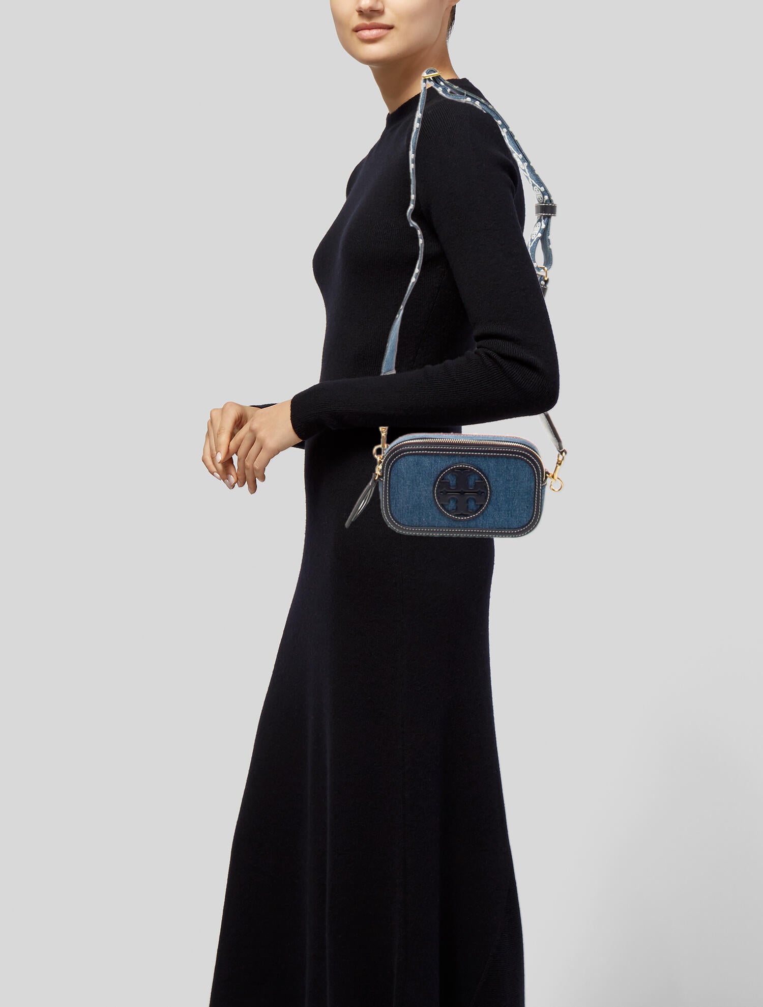 Tory Burch Denim Shoulder Bag