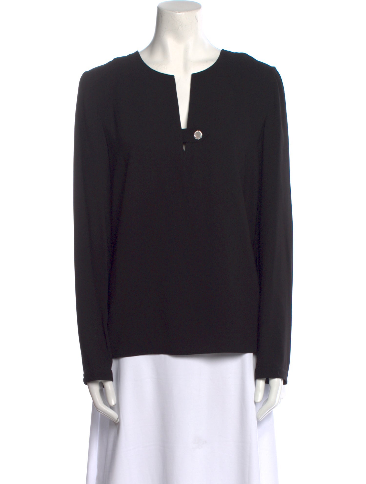 Tory Burch V-Neck Long Sleeve Blouse w/ Tags