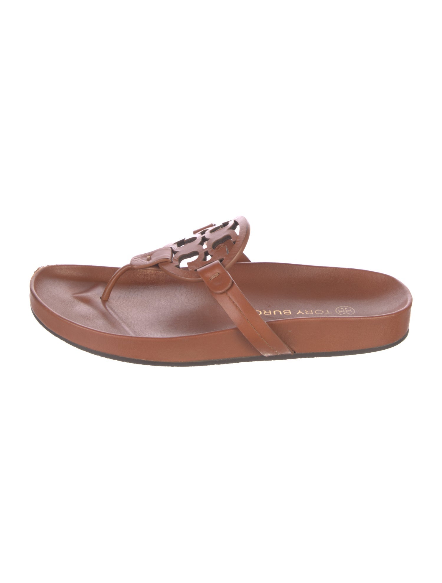 Tory Burch Leather Slides