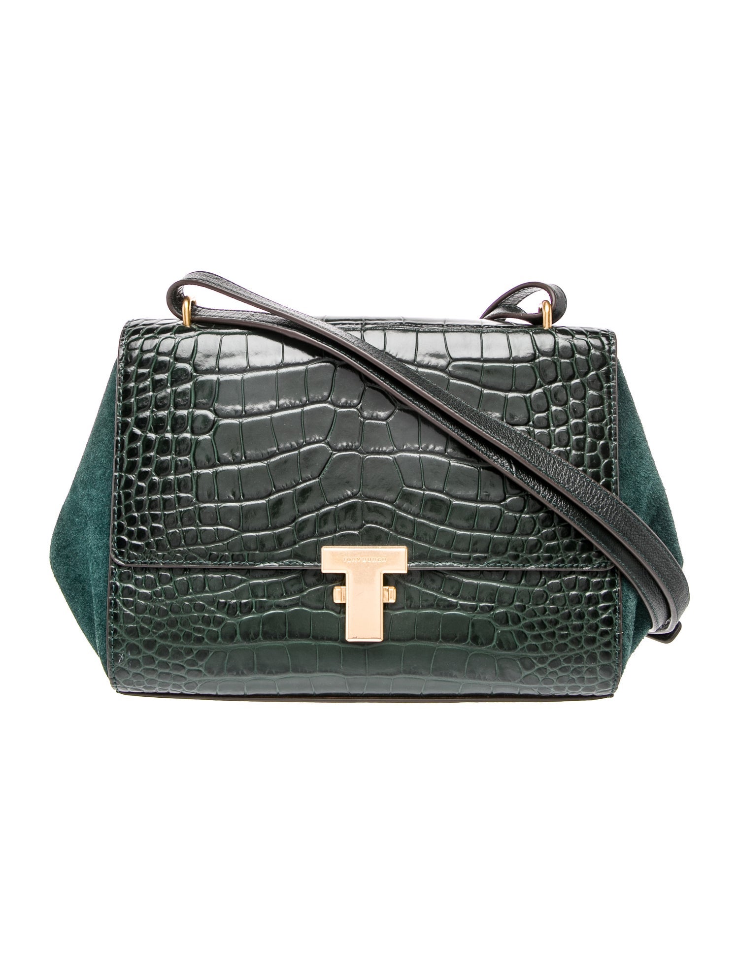 Tory Burch Embossed Leather Shoulder Bag