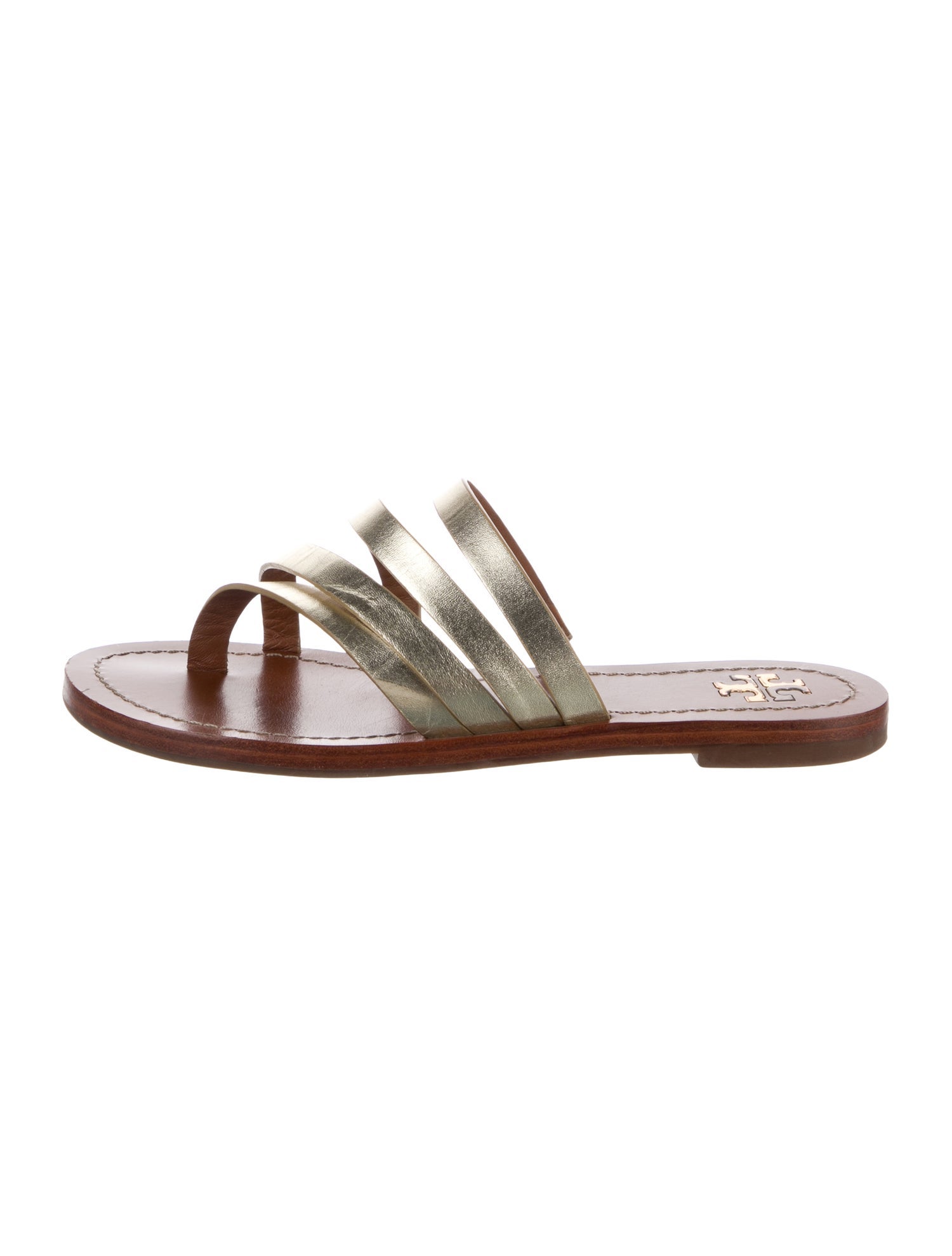 Tory Burch Leather Slides